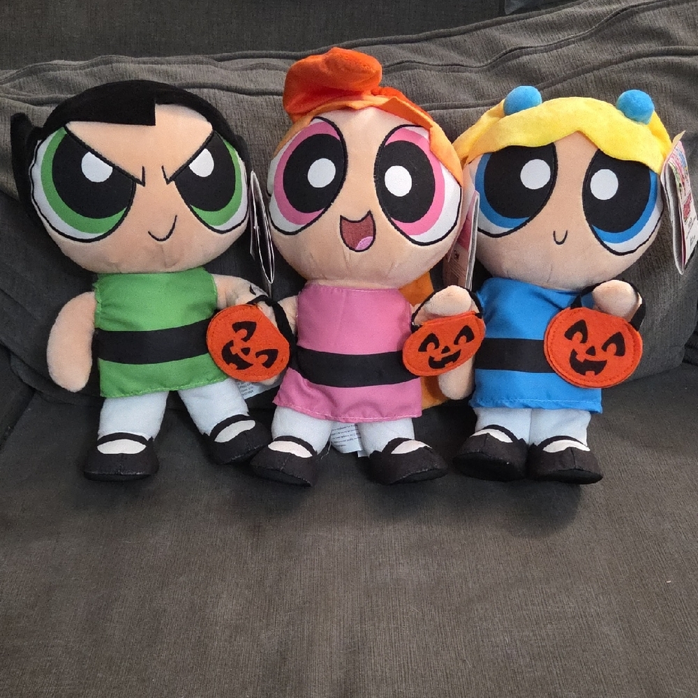 Powerpuff Girls Halloween Plush Toy Set